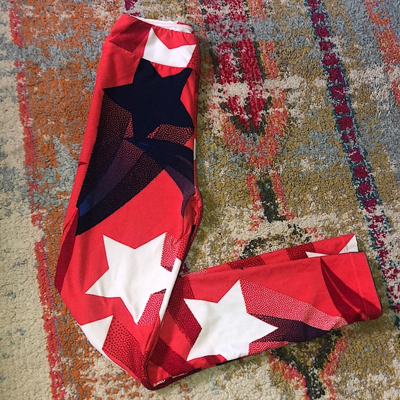 LuLaRoe Other - Lularoe leggings patriotic stars red white and blue